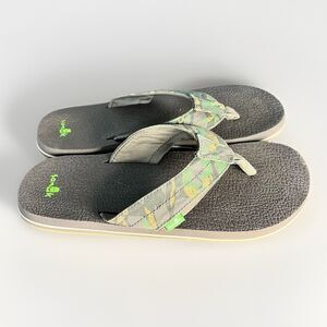 Sanuk Beer Cozy 3 Flip Flop Sandals Men’s 12 Choice Shoe